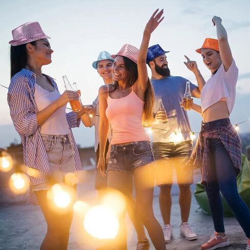 Western Sequin Hat Glitter Dance Jazz Hats Unisex Costume Party Shining Disco Cap for Man and Women in Kuwait