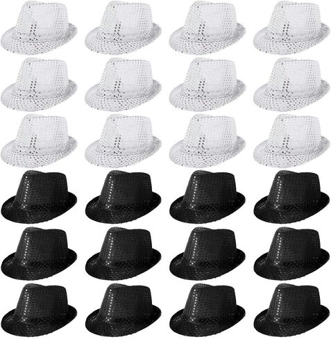 Western Sequin Hat Glitter Dance Jazz Hats Unisex Costume Party Shining Disco Cap for Man and Women in Kuwait
