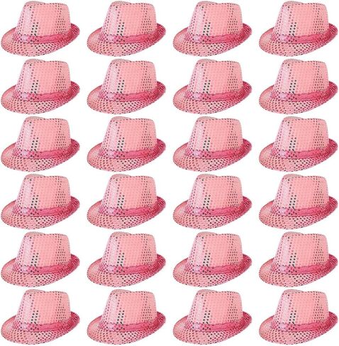 Western Sequin Hat Glitter Dance Jazz Hats Unisex Costume Party Shining Disco Cap for Man and Women in Kuwait