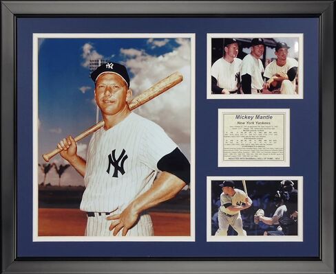 Legends Never Die Mickey Mantle Vertical Framed Photo Collage, 16" x 20" in Kuwait