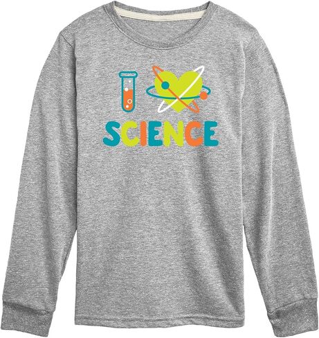 Instant Message - I Love Science - Toddler & Youth Long Sleeve Graphic T-Shirt in Kuwait