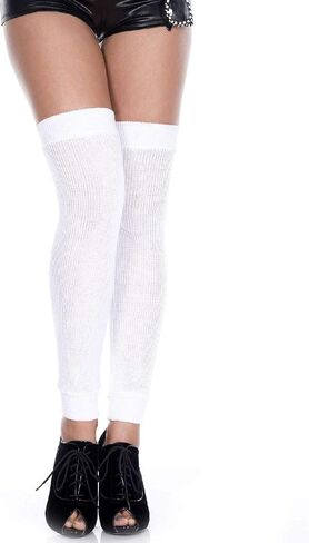 MUSIC LEGS Women's Footless Acrylic Thigh Hi Leg Warmer in Kuwait