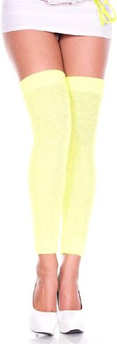 MUSIC LEGS Women's Footless Acrylic Thigh Hi Leg Warmer in Kuwait