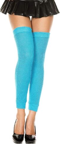 MUSIC LEGS Women's Footless Acrylic Thigh Hi Leg Warmer in Kuwait