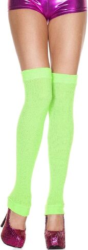 MUSIC LEGS Women's Footless Acrylic Thigh Hi Leg Warmer in Kuwait