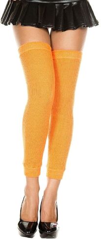 MUSIC LEGS Women's Footless Acrylic Thigh Hi Leg Warmer in Kuwait
