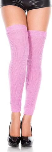 MUSIC LEGS Women's Footless Acrylic Thigh Hi Leg Warmer in Kuwait
