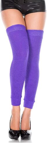 MUSIC LEGS Women's Footless Acrylic Thigh Hi Leg Warmer in Kuwait