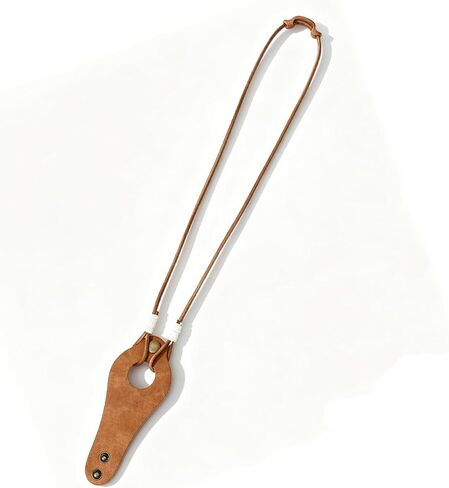 Leather Sunglasses Lanyard Neck Strap, Eyeglass Holder Clip for Reading Glasses, Men Women in Kuwait