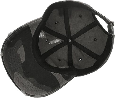 Kids Boys Camo Baseball Hat Adjustable Vintage Distressed Trucker Cap Washable Cotton Beach Tennis Visor Sun Hat Age 5-12 in Saudi Arabia