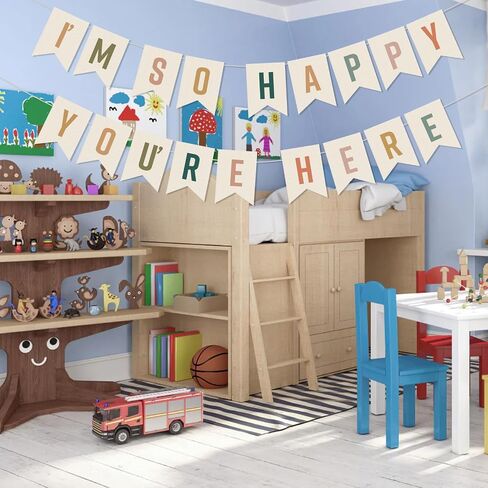 Im so Happy You're Here Sign Happy You are Here Classroom Decor Boho Classroom Banners and Wall Decor for Back to School Teacher Supplies in Kuwait
