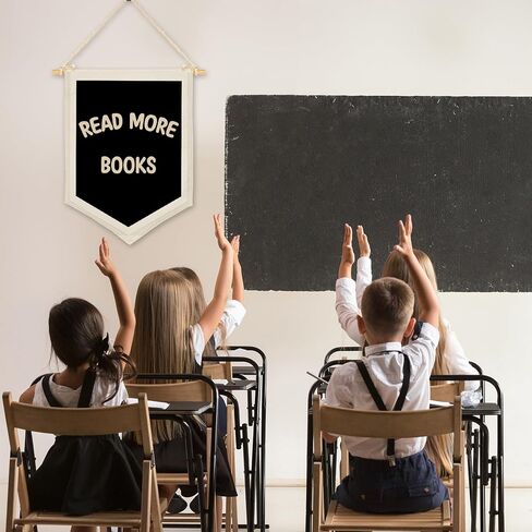 Reading Corner Decor for Classroom, Read More Books Wall Hanging Pennant Flag, Read Sign Decor for Homeschool Nursery Playroom Toddler Nursery Decor in Saudi Arabia
