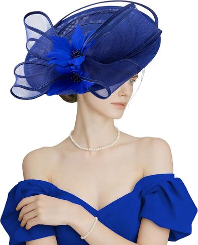 Kidukso Women Fascinators for Tea Party Hat 1920s Flower Headwear for Derby Hats Church Cocktail Wedding in Saudi Arabia