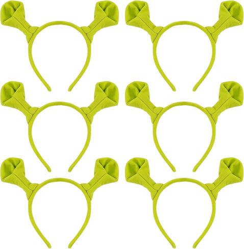 Ogre Ears Outfit, Green Ears Dresss Up for Costume Parties, Halloween, Theater Performances, Dress-Up Party, 6-Pack Monster Ogre Ear for Adults in Kuwait