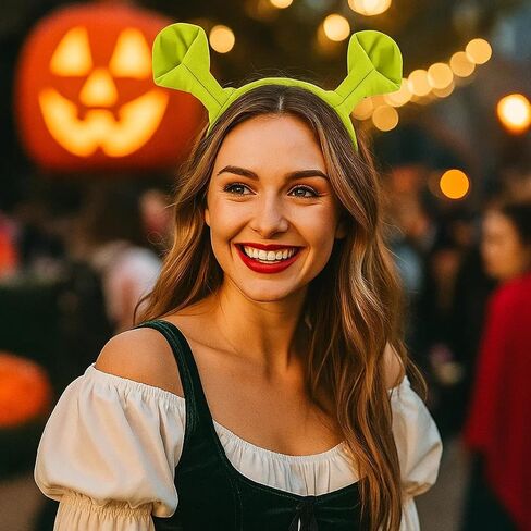 Ogre Ears Outfit, Green Ears Dresss Up for Costume Parties, Halloween, Theater Performances, Dress-Up Party, 6-Pack Monster Ogre Ear for Adults in Kuwait