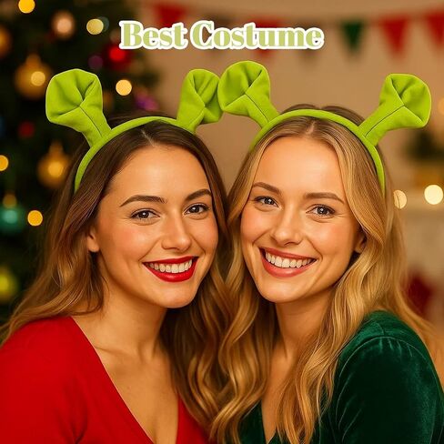 Ogre Ears Outfit, Green Ears Dresss Up for Costume Parties, Halloween, Theater Performances, Dress-Up Party, 6-Pack Monster Ogre Ear for Adults in Kuwait