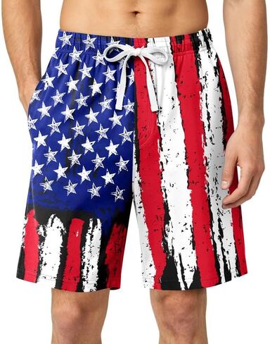 Mens Pajama Shorts Soft Men Sleep Shorts Elastic Waist Drawstring Short Sleeve Pajama Bottoms Pj Shorts for Men in Kuwait