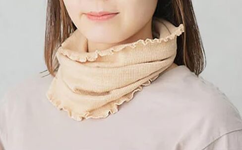 Organic Cotton & Silk Belly Warmer - Cream - Haramaki Stomach Wrap - Made in Japan in Kuwait