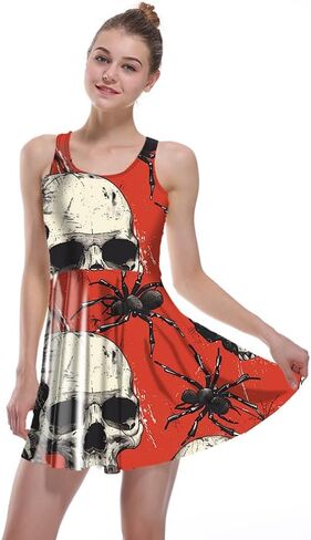 Sister Amy® Women's Galaxy Printed Elastic Sleeveless Shaping Camisole Skater in Saudi Arabia