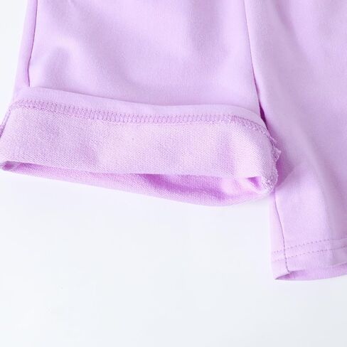 HILEELANG Girls Cotton Shorts 2 Pack, Pull-On Casual Shorts with Pockets for Toddler Little Girls Summer Playwear 2-7Y in Saudi Arabia