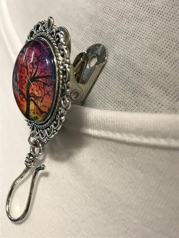Sunset Tree Portuguese Knitting Pin for Knitters Knitting Gift in Kuwait
