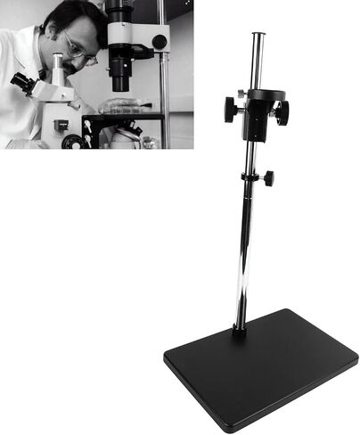 Camera Monocular Lifting Bracket Universal Adjustable Metal Boom Stereo Microscope Camera Table Stand Holder Microscope Lifting Holder (Normal Type) in Saudi Arabia