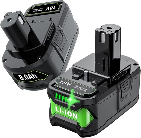 TURPOW 2Pack 7.0Ah Replacement for Ryobi 18V Lithium Battery Compatible with Ryobi 18 Volt ONE+ Plus P107 P108 P102 P103 P104 P105 P109 P122 Cordless Tools in Kuwait