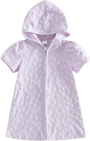 Toddler Girl Swim Cover Up Swimsuit Coverup Kids Baby Beach Towel Dress Bathing Suit Cover Ups for Swimwear in Saudi Arabia