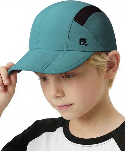 GADIEMKENSD Kids Hat, Foldable Toddler Baseball Cap, UPF50+ Sun Protection, Lightweight Breathable Hats for Boys Girls 2-9Y in Kuwait