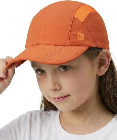 GADIEMKENSD Kids Hat, Foldable Toddler Baseball Cap, UPF50+ Sun Protection, Lightweight Breathable Hats for Boys Girls 2-9Y in Kuwait