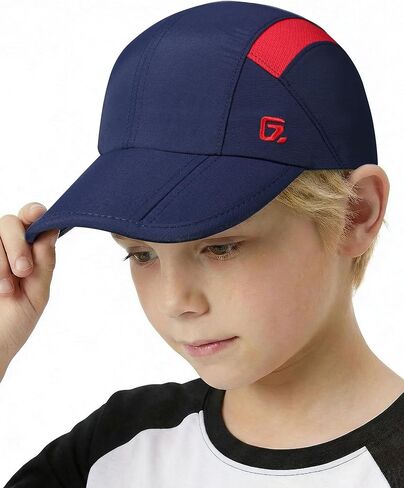 GADIEMKENSD Kids Hat, Foldable Toddler Baseball Cap, UPF50+ Sun Protection, Lightweight Breathable Hats for Boys Girls 2-9Y in Kuwait