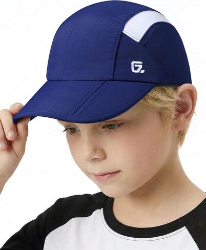 GADIEMKENSD Kids Hat, Foldable Toddler Baseball Cap, UPF50+ Sun Protection, Lightweight Breathable Hats for Boys Girls 2-9Y in Kuwait