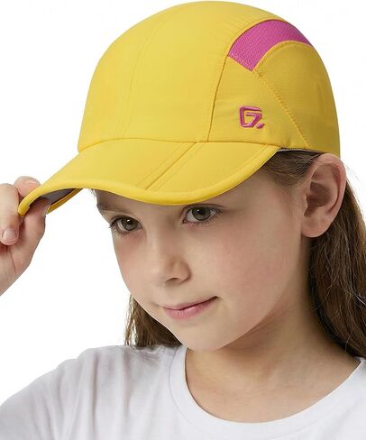GADIEMKENSD Kids Hat, Foldable Toddler Baseball Cap, UPF50+ Sun Protection, Lightweight Breathable Hats for Boys Girls 2-9Y in Kuwait
