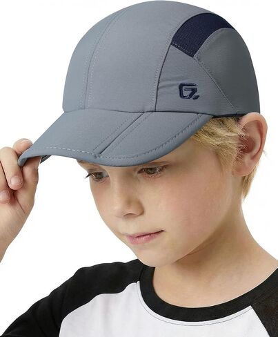 GADIEMKENSD Kids Hat, Foldable Toddler Baseball Cap, UPF50+ Sun Protection, Lightweight Breathable Hats for Boys Girls 2-9Y in Kuwait