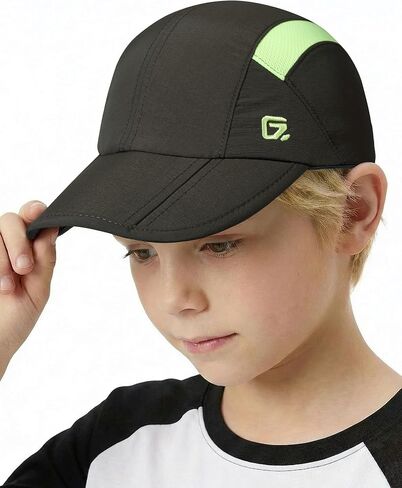 GADIEMKENSD Kids Hat, Foldable Toddler Baseball Cap, UPF50+ Sun Protection, Lightweight Breathable Hats for Boys Girls 2-9Y in Kuwait