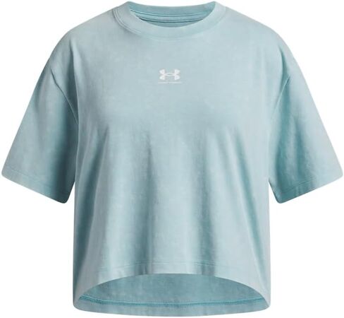 تيشيرت Rival Wash بأكمام قصيرة من Under Armour للأطفال (للأطفال الكبار) in Kuwait