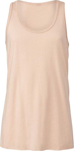 Bella + Canvas Youths Girls Flowy Racer Back Tank Top (L) (Athletic Heather) in Kuwait