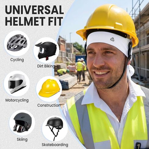 YANIKY Bandana Skull Cap with Neck Flap,Value Set Helmet Liner for Motorcycle Cycling Construction, Cooling Breathable Do Rag in Saudi Arabia