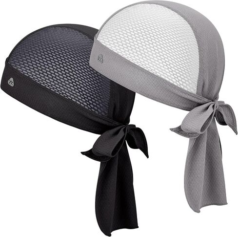 YANIKY Bandana Skull Cap with Neck Flap,Value Set Helmet Liner for Motorcycle Cycling Construction, Cooling Breathable Do Rag in Saudi Arabia