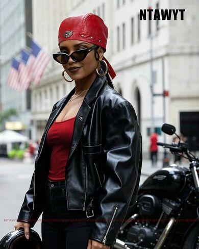 Bright Red Leather Skull Cap Adjustable - Soft Punk Biker Cap for Men Women, Classic Motorcycle Skull Cap Leather Biker Hat in Kuwait