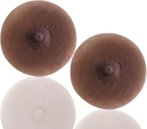 1 Pair Adhesive Silicone Nipples Diameter 8cm Reusable Attachable Nipple Covers in Saudi Arabia