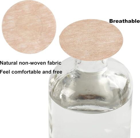 100 Pieces Nipple Cover Disposable Nipple Pasties Stickers Nipple Petals Bra Pad Self-Adhesive Natural & Invisible Satin Breast Covers Pasties No Show Bra for Women, Beige, Large in Saudi Arabia