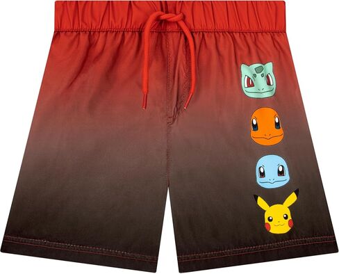 Pokemon Boys Bathing Suit, Bulbasaur, Squirtle, Charmander and Pikachu Kids Swimsuits, 2 Piece Boys Swim Set in Kuwait