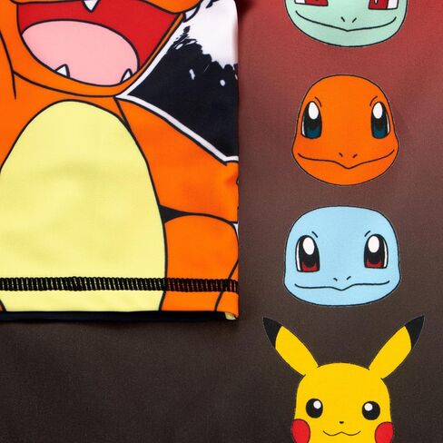 Pokemon Boys Bathing Suit, Bulbasaur, Squirtle, Charmander and Pikachu Kids Swimsuits, 2 Piece Boys Swim Set in Kuwait
