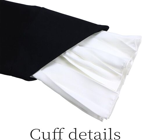 Women's Elegant Two-Piece Set, Mandarin Collar Blazer with Bell Sleeves and Pleated Wide Leg Pants, Business Office Wear in Kuwait