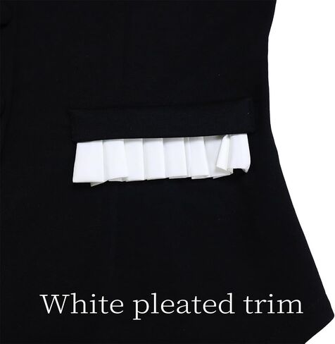Women's Elegant Two-Piece Set, Mandarin Collar Blazer with Bell Sleeves and Pleated Wide Leg Pants, Business Office Wear in Kuwait