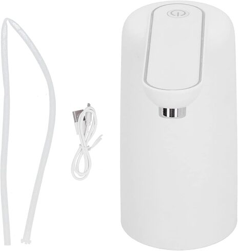 Electric Water Pump Automatic USB Charging Drinking Fountain White Applicable for Office Home in Saudi Arabia