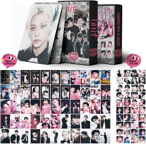 stray-kids 4Pack/332 Pcs Photocards Set Album Photo Cards Lomo Cards Album lomo Card Set stray-kids Merch for Fans Gifts (4 PACK/332 PCS) in Saudi Arabia