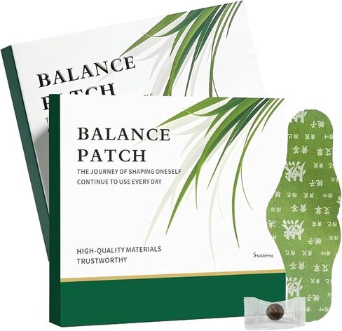Balance Patch,Hanpo Japanese Herbal Balance Patch,Natural Plant-Based Herbal Ingredients,Comfortable Adhesive Design, Easy Topical Use(2 Boxes 10 Patches) in Saudi Arabia