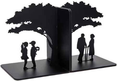 Bookend Support Heavy Duty Metal Bookends Office Desktop Home Supplies Bookshelf for Lovers Book Ends Bookends in Kuwait